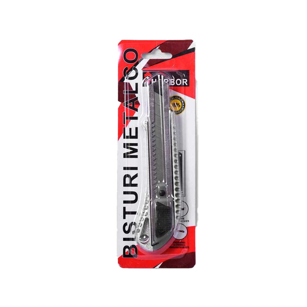 BISTURI METALICO VHARBOR EN BLISTER LIVIANO (HT70152)