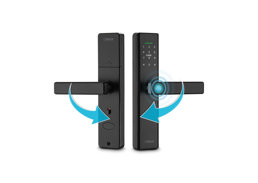 CHAPA DIGITAL INTELIGENTE DE SOBREPONER ELITE LOCK 5 METODOS DE APERTURA + WIFI(SL5500L)