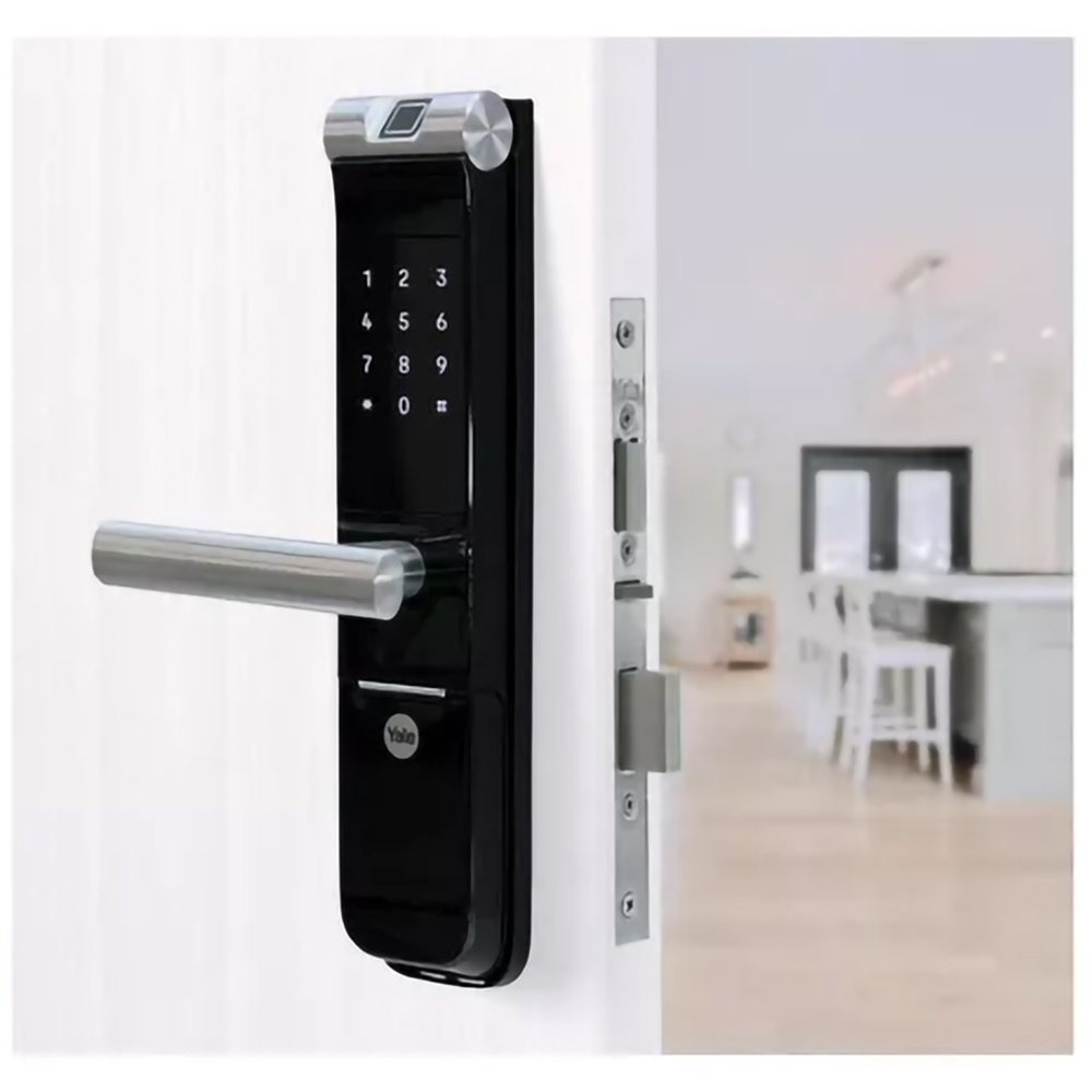 CHAPA DIGITAL YALE  ACCESO POR HUELLA Y CODIGO YMF40 + YALE CONNECT HUB (0011417)