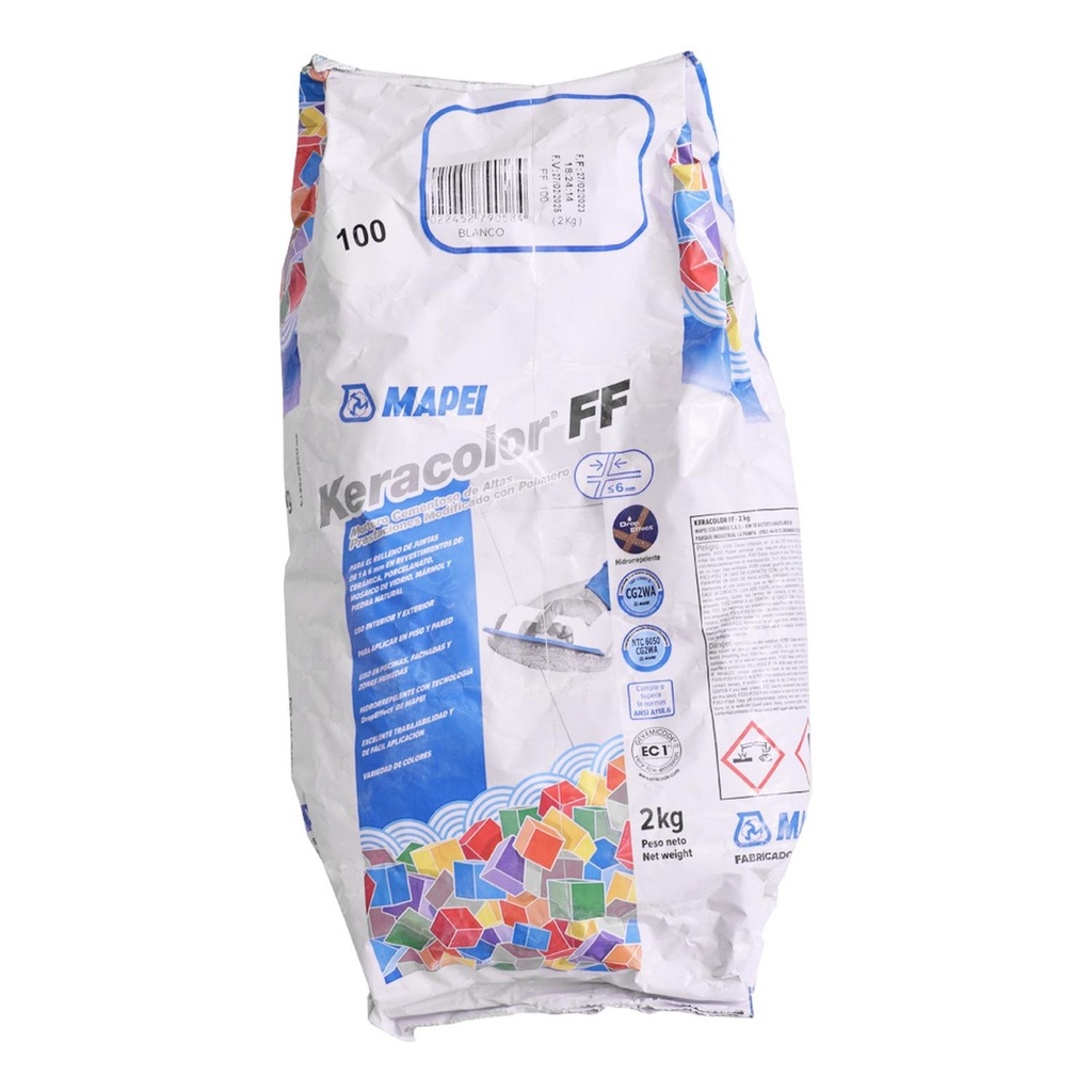 FRAGUA KERACOLOR 2 KG BLANCO FF 100 (5N10028)