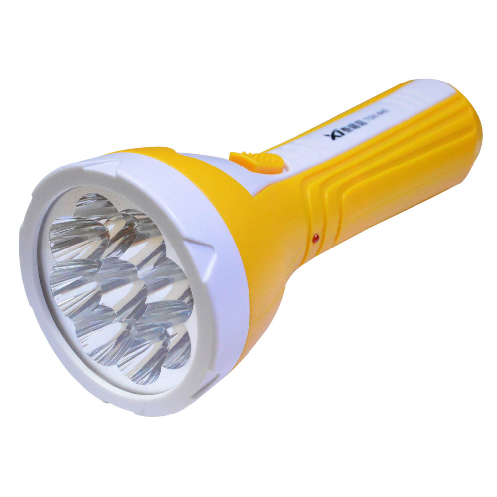 LINTERNA RECARGABLE 9 LED COLORES MEDIANA (TGX-845) (HT50105