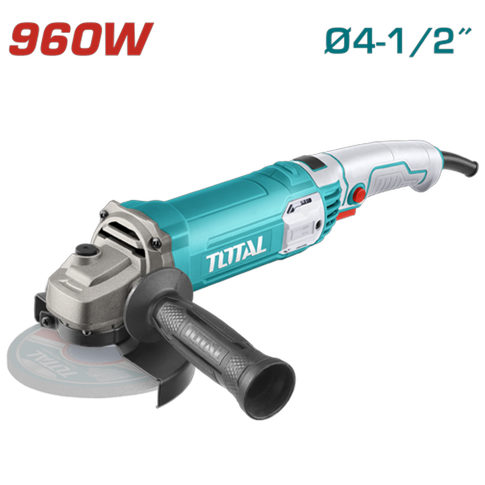 PULIDORA 4 1/2 960W INCLUYE  MANGO AUXILIAR INDUSTRIAL TOTAL (UTG10911576)