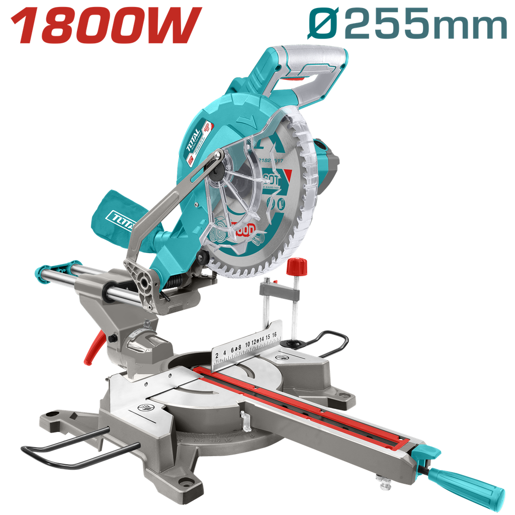 SIERRA INGLETEADORA  TELESCOPICA 10"  1800W  INDUSTRIAL TOTAL ( UTS421825517 )