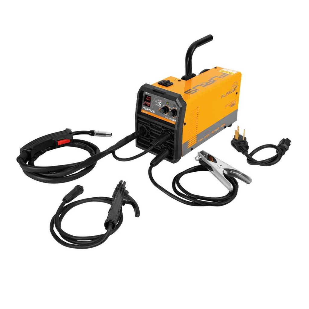 SOLDADOR INVERSOR FURIUS MULTIPROCESO 110-220V 160AMP FLEX185 (MIG/MMA-TIG LIFT ARC)(FW185)