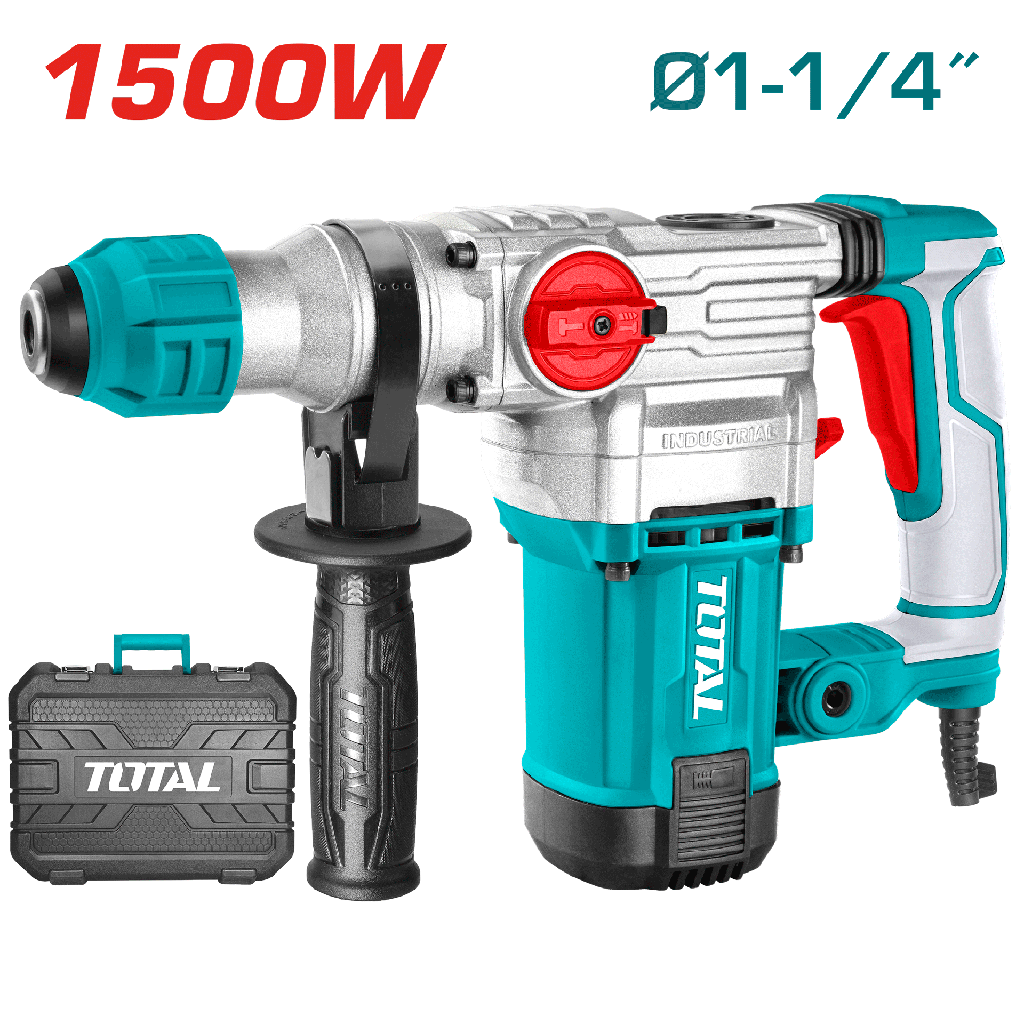 TALADRO ROTOMARTILLO SDS PLUS 1500W 5.5 JULES INDUSTRIAL TOTAL (UTH1153256)