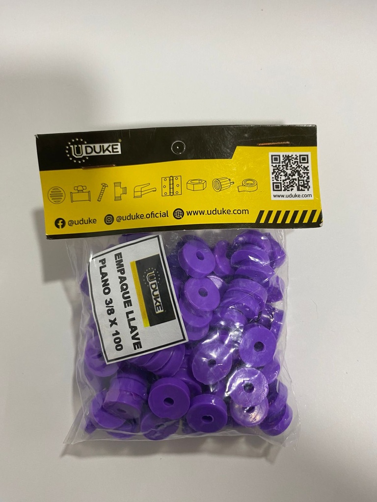EMPAQUE ECONOMICO GRIFO SILICONADO LILA PQTX5 UDUKE
