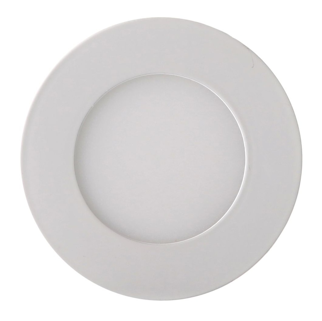 PANEL LED 3W REDONDO INCRUSTAR LUZ DIA (6400K) (24014)