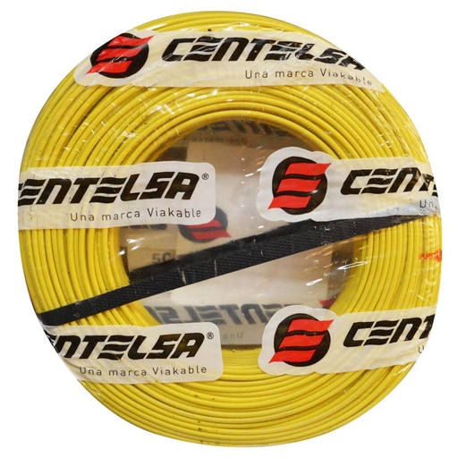 [6729C] CABLE CENTELSA 7 HILOS 14  (AMARILLO)
