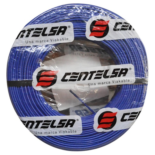 [6729B] CABLE CENTELSA 7 HILOS 14  (AZUL)