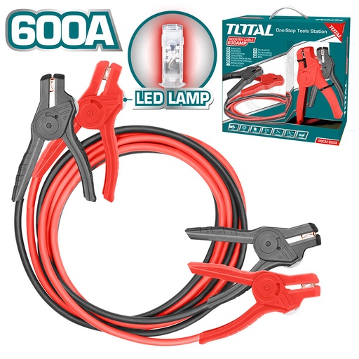 [14791] CABLE INICIO BATERIA 600AMP 3MTS LUZ LED TOTAL (PBCA16008L)