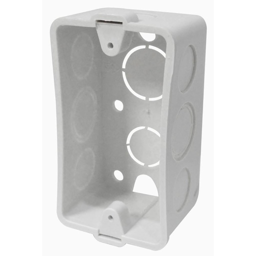 [7599] CAJA PLASTICA 2X4 BLANCA INDUMA CERTIFICADA (T1202-0027)