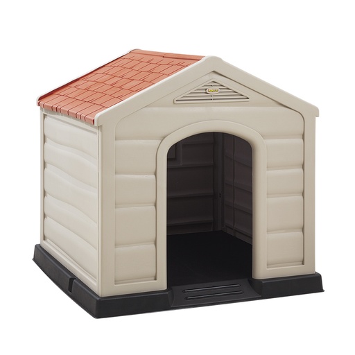 [15588] CASA PARA PERRO RAZAS GRANDES Y MEDIANAS TAUPE RIMAX (9173)