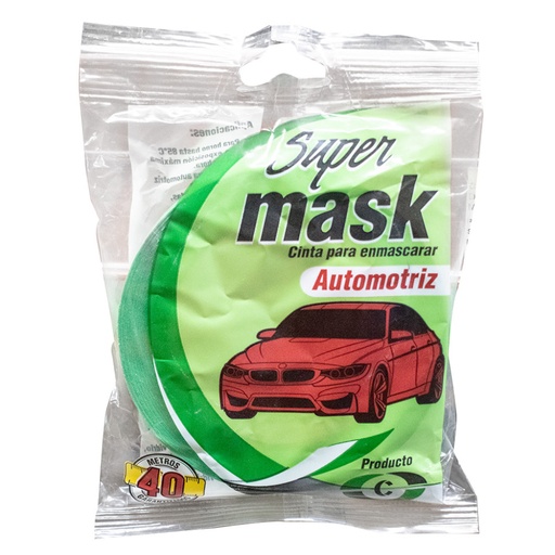 [12469] CINTA ENMASCARAR 1" X 40 MTS AUTOMOTRIZ VERDE CINTANDINA (CE-106)