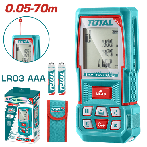 [21032] MEDIDOR DE DISTANCIAS LASER 60MTS TOTAL (TMT57026)