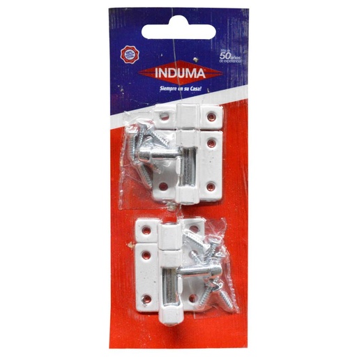[8387] PASADOR BLANCO INDUMA  2 1/2 (T1502-0037)