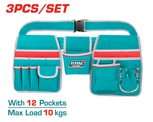 [21023] PORTA HERRAMIENTA DE 13 BOLSILLOS CAPACIDAD MAXIMA 10KG SUPER TOTAL  (THT16P20325)