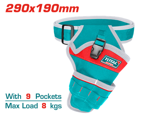 [21022] PORTA HERRAMIENTA DE 9 BOLSILLOS CAPACIDAD MAXIMA 8KG TOTAL (THT16P30125)