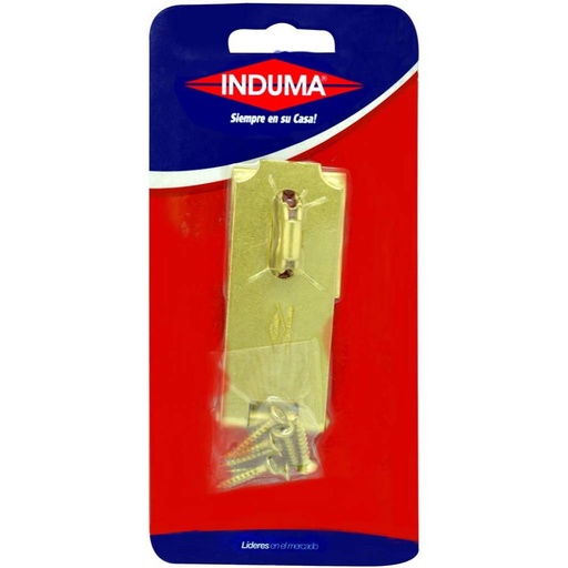[12054] PORTACANDADO INDUMA 3 " LATONADO C.18 CT X UNIDAD(T1309-0055)