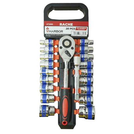 [19651] RACHE CON COPAS 1/2" 20PCS VHARBOR (HT2090)
