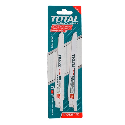 [17418] SET DE SEGUETA SIERRA SABLE  X2PCS PARA MADERA TOTAL (TAC52644D)