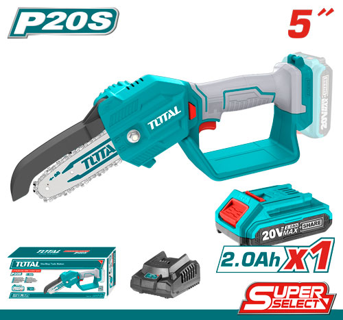 [18738] SIERRA MINI INALAMBRICA DE 5" 20V INCLUYE UNA BATERIA Y CARGADOR TOTAL (UTGSLI20581)