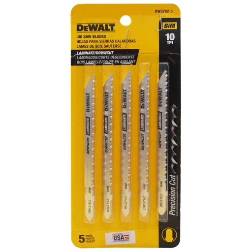 [10203] SIERRA PARA CALADORA LAMINA DEWALT X 5 (10TPI (DW3762-5