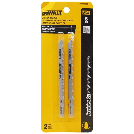 [10201] SIERRA PARA CALADORA MADERA DEWALT X 2 (6TPI (DW3750H2)