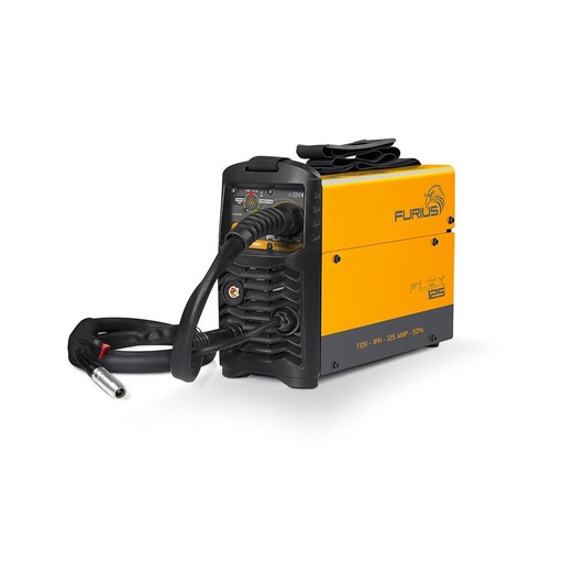 [16142] SOLDADOR INVERSOR FURIUS MULTIPROCESO 110V 130AMP FLEX125 (MIG/MAG-TIG-MMA)(FW125)