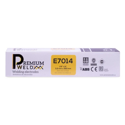 [16111] SOLDADURA DE ELECTRODO PW7014 - 1/8 CAFE PREMIUM WELD (CAJA X 5 KLS) (70141)