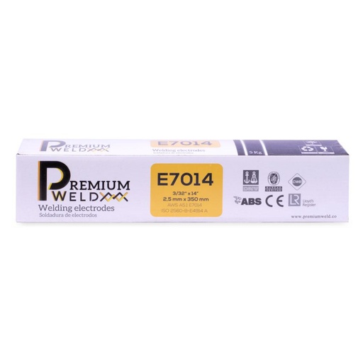 [16112] SOLDADURA DE ELECTRODO PW7014 - 3/32" CAFE PREMIUM WELD (CAJA X 5 KLS) (70143)
