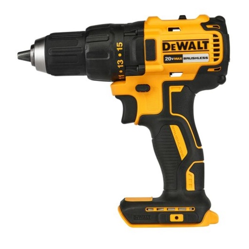 [15181] TALADRO ATORNILLADOR RECARGABLE DEWALT 2 BATERIAS 1/2  20V SIN ESCOBILLAS (DCD7771D2-B3) CAJA CARTON