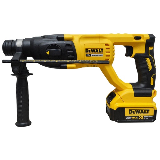 [11320] TALADRO DEWALT ROTOMARTILLO INALAMBRICO 1 20V SDS PLUS 2.6J + 1 BATERIA 3AH + CARGADOR (26MM)(DCH133B-A)