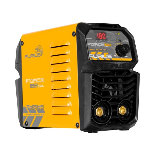 [21930] SOLDADOR INVERSOR DIGITAL MINI 180AMP CELLULOSIC 110V / 220V FURIUS (FW182CEL)